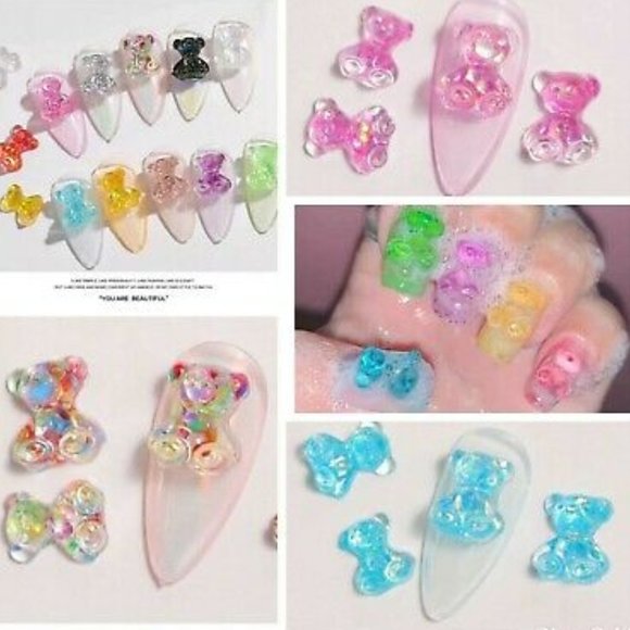 Irradiance 3D gummy bear nail charms - Picture 7 of 7